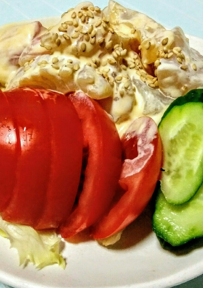 鯛のマヨしょうゆサラダ-レシピのメイン写真