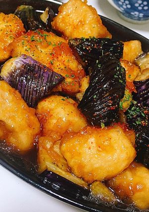 さっぱり美味＊鶏胸肉と茄子の揚げ浸し-レシピのメイン写真