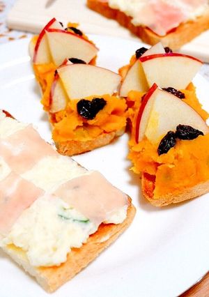 オープンサンド-レシピのメイン写真