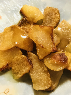 ニンニクスライスのはちみつしょう油炒め-レシピのメイン写真
