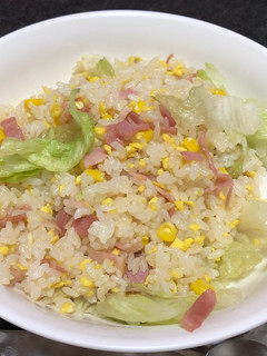 お家で簡単レタスチャーハン-レシピのメイン写真