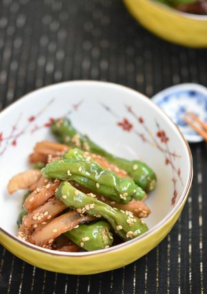 さつま揚げとししとうの甘辛炒め【作り置き-レシピのメイン写真