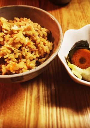 しめじと油揚げの炊込みご飯(*´꒳`*)-レシピのメイン写真