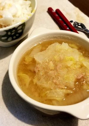 優しい味‼️ツナと白菜のあっさりおろし煮-レシピのメイン写真