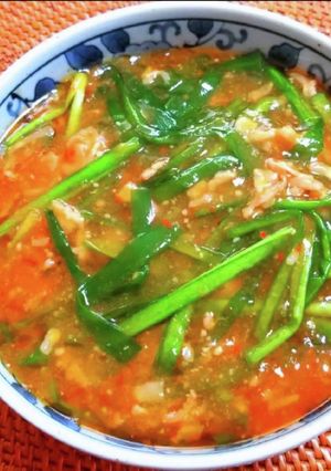 麻婆ニラ丼-レシピのメイン写真