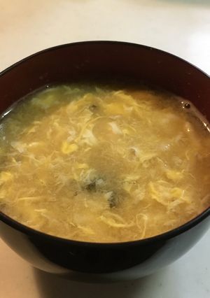卵味噌汁(三食でも飽きない超簡単卵料理)-レシピのメイン写真
