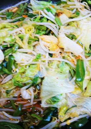 レタス入り! 野菜のキムチ炒め-レシピのメイン写真