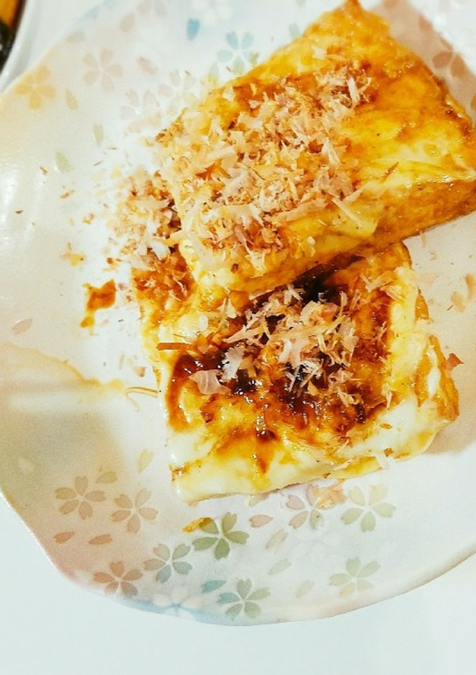 厚揚げのチーズしょうゆ焼き-レシピのメイン写真