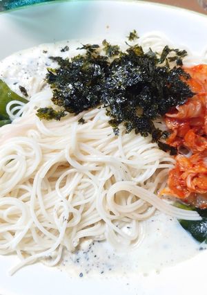 豆腐&豆乳そうめん！たんぱく質と食物繊維-レシピのメイン写真