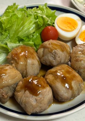 玉こんにゃくのころころ肉巻き-レシピのメイン写真