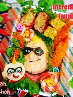 『Mr.インクレディブル』弁当♡キャラ弁-レシピのメイン写真