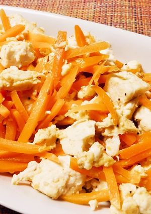 人参が美味しい♫豆腐チャンプルー-レシピのメイン写真