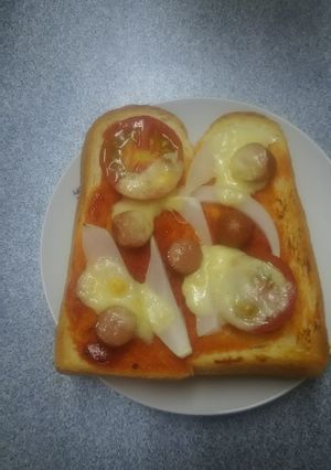 簡単☆手作りピザソースでピザトースト-レシピのメイン写真
