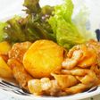豚バラとじゃが芋のケチャップ炒め♪