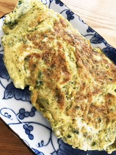 青のり香る☆塩味のふんわりオムレツ-レシピのメイン写真