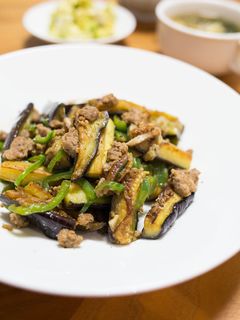 やみつきおかず!茄子とひき肉の炒めもの-レシピのメイン写真