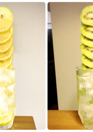 レモンタワーサワー&キウイタワーサワー-レシピのメイン写真