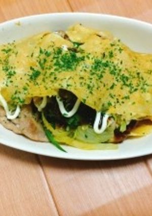【時短】卵1個で速攻カレー豚ペイ焼き-レシピのメイン写真