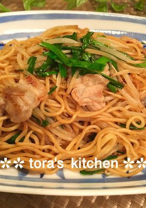 ごま油が香る絶品☘️醤油焼きそば-レシピのメイン写真
