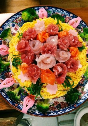 お寿司ケーキ-レシピのメイン写真