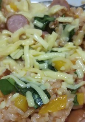 お一人様の焼きトマトリゾット-レシピのメイン写真