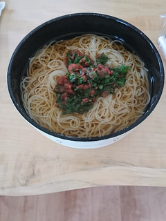 超簡単アレンジ 爽やかな香り 梅しそ素麺-レシピのメイン写真