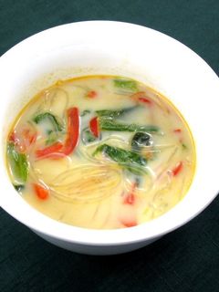 【使いきり】レタスの和風ミルクスープ-レシピのメイン写真