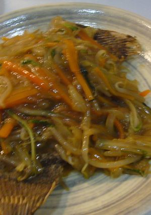 野菜たっぷり♪カレイ唐揚げのあんかけ☆-レシピのメイン写真