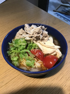 野菜たっぷり冷しゃぶラーメン-レシピのメイン写真