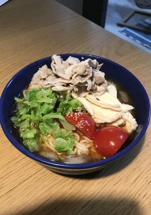 野菜たっぷり冷しゃぶラーメン-レシピのメイン写真