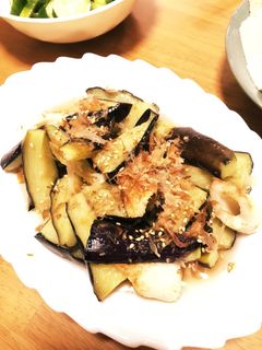 揚げナスと竹輪の煮びたし-レシピのメイン写真