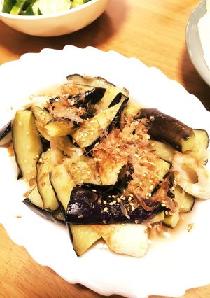 揚げナスと竹輪の煮びたし-レシピのメイン写真