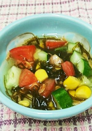 もずく酢にひと手間かけてさらに美味しく☆-レシピのメイン写真