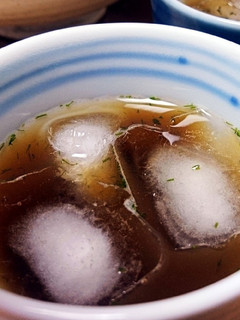 後味すっきり!青のり緑茶のそうめんつゆ-レシピのメイン写真