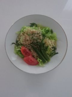 しらすと野菜の冷たい塩ラーメン-レシピのメイン写真