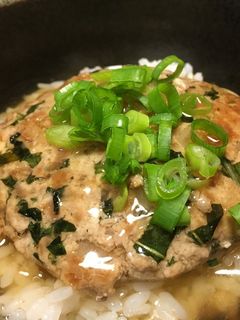 豆腐ハンバーグ和風あんかけ丼-レシピのメイン写真