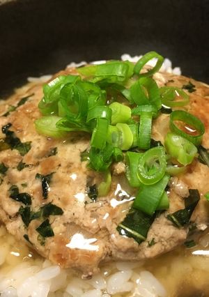 豆腐ハンバーグ和風あんかけ丼-レシピのメイン写真