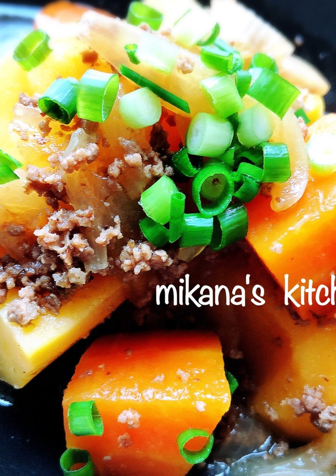 簡単☆しみしみ☆そぼろ肉じゃが♪♪-レシピのメイン写真