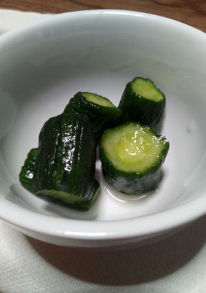 チューブからしdeきゅうりのからし漬け♪-レシピのメイン写真
