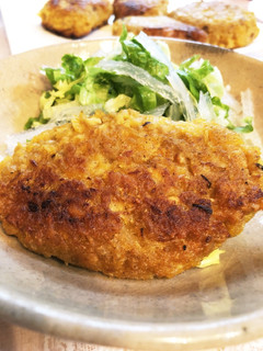 ひよこ豆とグルテンミートのハンバーグ-レシピのメイン写真