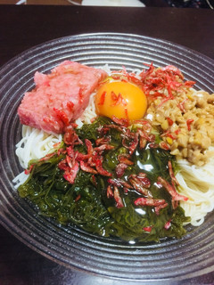 ネバネバそーめん、丼-レシピのメイン写真