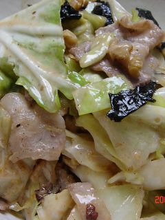 炒めて作るキャベツと豚バラのホットサラダ-レシピのメイン写真