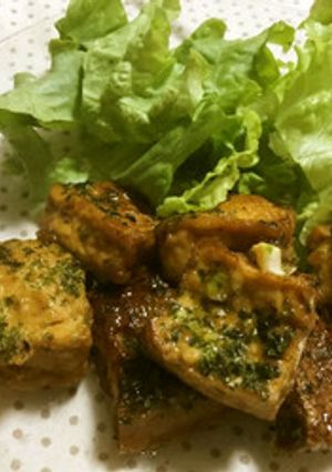 【健康】簡単骨元気おかず　照りマヨ厚揚げ-レシピのメイン写真