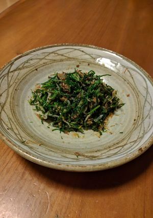 おかひじきとちりめんじゃこの和え物-レシピのメイン写真