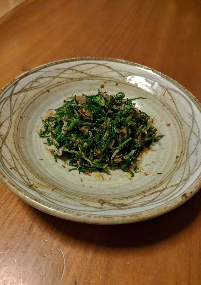 おかひじきとちりめんじゃこの和え物-レシピのメイン写真