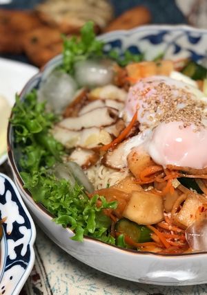 サッポロ一番塩ラーメンで冷やしサラダ麺-レシピのメイン写真