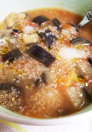 夏野菜とキヌアの簡単ヘルシースープ-レシピのメイン写真