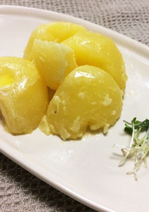 レンジでシャカシャカポテト　塩バター味-レシピのメイン写真