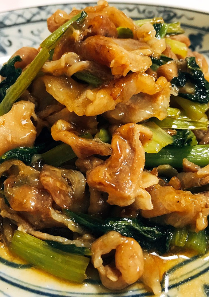 豚肉と小松菜の炒め物-レシピのメイン写真