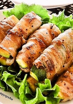 ズッキーニの肉巻き☆ポン酢ソテー-レシピのメイン写真